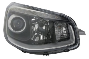 Far fata Dreapta (H7/PY21W, electric, fara motoras, culoare insert: negru) potrivit KIA SOUL I, SOUL II 2016-2017