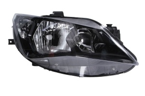 Far fata Dreapta (H7/PY21W/W5W, electric, fara motoras, culoare insert: negru) potrivit SEAT IBIZA IV, IBIZA IV SC, IBIZA IV ST -06.17 - Img 1