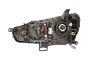 Far fata Dreapta (HB3/HB4, manual, fara motoras, culoare insert: negru) potrivit MITSUBISHI LANCER VIII - Img 2