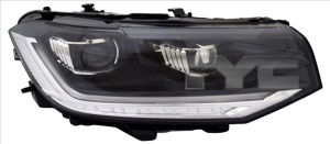 Far fata dreapta potrivit VW T-CROSS 2018-2023 - LED, electric, cu motor - Img 2