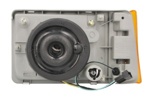 Far fata Dreapta (R2, electric, hidraulic, fara motoras, culoare semnalizator: galben) potrivit FIAT PANDA, PANDA/HATCHBACK 01.86-12.93 - Img 2