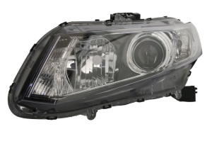 Far fata Stanga (D4S/HB3/W21/WY21W, fara motoras, culoare insert: negru) potrivit HONDA CIVIC IX - Img 3
