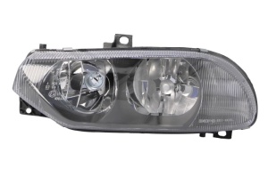 Far fata Stanga (H1/H7, electric, fara motoras, culoare insert: negru) potrivit ALFA ROMEO 156 -09.03 - Img 1