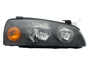 Far fata Stanga (H1/H7, electric, fara motoras, culoare insert: negru) potrivit HYUNDAI ELANTRA III
