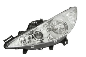 Far fata Stanga (H1/H7/PY21W/W5W, electric, cu motor, culoare insert: cromat) potrivit PEUGEOT 207, 207/HATCHBACK 01.06- - Img 1