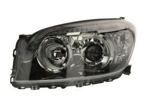 Far fata Stanga (H11/HB3, electric, fara motoras, culoare insert: negru) potrivit TOYOTA RAV 4 III 11.05-12.12 - Img 1