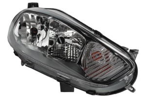 Far fata Stanga (H15/H7/PY21W/W5W, electric, cu motor, culoare insert: cromat, culoare semnalizator: transparent) potrivit FORD FIESTA VI - Img 1