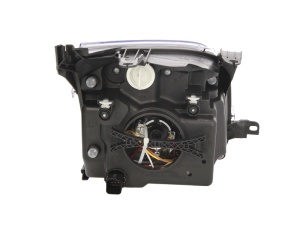 Far fata Stanga (H4, electric, cu motor, culoare insert: cromat, culoare semnalizator: portocaliu) potrivit FORD FUSION - Img 2