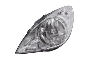Far fata Stanga (H4, electric, cu motor, culoare insert: cromat) potrivit HYUNDAI I20 I - Img 1
