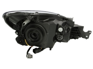 Far fata Stanga (H4, electric, fara motoras, culoare insert: cromat, culoare semnalizator: galben) potrivit MITSUBISHI LANCER VII 01.04-12.08 - Img 2