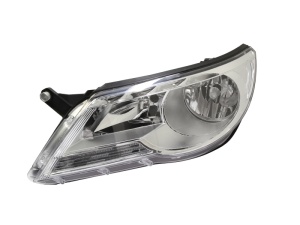 Far fata Stanga (H7/H7, electric, cu motor, culoare insert: cromat) potrivit VW TIGUAN