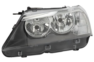 Far fata Stanga (H7/H7/PY21W/W5W, electric, cu motor, culoare insert: negru) potrivit BMW X3 (F25)