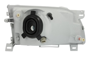 Far fata Stanga (halogen, H4, manual, mecanic, fara motoras, culoare insert: cromat, culoare semnalizator: transparent) potrivit FORD TRANSIT, TRANSIT TOURNEO 01.91-03.00 - Img 2