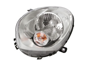 Far fata Stanga (halogen, H4/PY21W, bec, culoare insert: argintiu, culoare semnalizator: alb) potrivit MINI COUNTRYMAN (R60), PACEMAN (R61) - Img 1