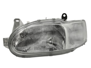 Far fata Stanga (halogen, H4/PY21W/W5W, electric, manual, fara motoras, culoare insert: alb, culoare semnalizator: transparent) potrivit FORD ESCORT CLASSIC, ESCORT VI -02.99 - Img 1