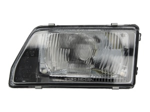 Far fata Stanga (halogen, H4/R2/W5W, electric, fara motoras, culoare insert: argintiu) potrivit FIAT CINQUECENTO 01.92-12.95 - Img 1