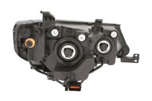 Far fata Stanga (HB3/HB4, electric, cu motor, culoare insert: negru, culoare semnalizator: alb) potrivit MITSUBISHI OUTLANDER II - Img 2