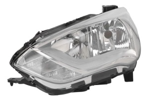 Far fata stanga potrivit Ford C-MAX II 2015-2019 - H1/H7, electric, cu motor, H1, H7
