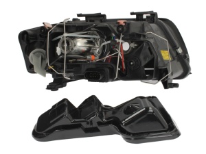 Far fata Stanga (xenon, D2S/H7, electric, fara motoras, culoare insert: cromat) potrivit AUDI A6 C5, ALLROAD C5 - Img 2