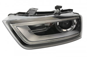 Far Stanga (bi-xenon, D3S/LED/PWY24W, electric, cu motor, fara controler LED) potrivit AUDI Q3 dupa 2011