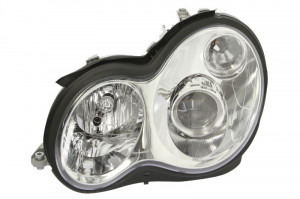 Far Stanga (D2S/H7, electric, cu motor, culoare insertie: cromat, culoare semnalizator: transparent) potrivit MERCEDES C T-MODEL (S203), C (W203)
