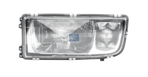 Far stanga (H1/H4, manual, fara motor, cu lampă de ceață, culoare insert: crom platinat) potrivit MERCEDES ACTROS, ACTROS MP2 / MP3, ATEGO, AXOR, AXOR 2 04.96- - Img 1