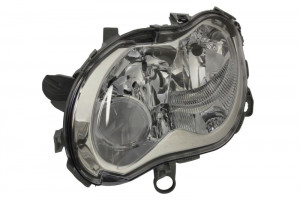 Far Stanga (H1/H7, electric, cu motor, culoare insertie: cromat) potrivit SMART CABRIO, CITY-COUPE, CROSSBLADE, FORTWO