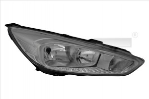 Far Stanga (H1/H7, electric, cu motor, culoare insertie: cromat) potrivit FORD FOCUS III, FOCUS III/KOMBI; -04.18 - Img 3