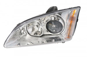 Far Stanga (H1/H7, electric, cu motor, culoare insertie: negru) potrivit FORD FOCUS II;