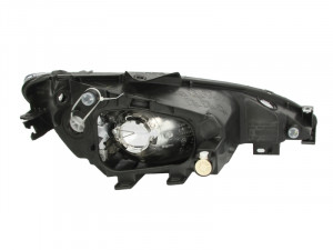 Far Stanga (H4, electric, fara motoras, culoare insertie: cromat, culoare semnalizator: alb) potrivit PEUGEOT 206 - Img 2