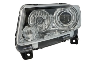Far Stanga (H9, electric, cu motor, culoare insert: negru) potrivit JEEP COMPASS, GRAND CHEROKEE IV - Img 1