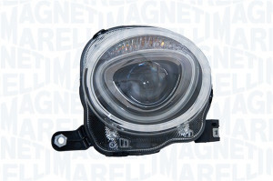 Far Stanga (halogen, H7, electric, cu motor, bec) potrivit ABARTH 500 / 595 / 695, 500C / 595C / 695C; FIAT 500, 500 C - Img 3