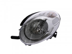 Far Stanga (halogen, PY21W, electric, cu motor, bec, culoare insertie: cromat, culoare semnalizator: portocaliu) potrivit FIAT 500L - Img 1