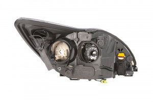 Far stanga potrivit FORD FOCUS 2008-2012 - (D1S/H1, reglaj electric,cu iluminare in viraje, fundal negru) - Img 2