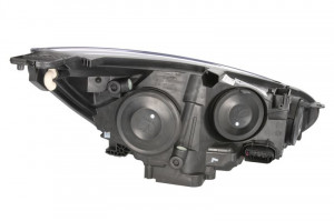 Far stanga potrivit FORD FOCUS 2014-2018 - (H1/H7, reglaj electric, cu lumini de zi, fundal cromat) - Img 2
