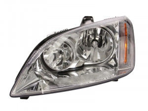 Far stanga potrivit FORD FOCUS C-MAX - (H1/H7, reglaj electric, fundal cromat)