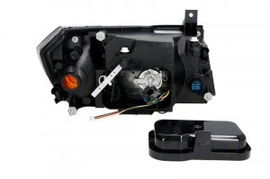 Far stanga potrivit FORD TRANSIT - (H4, electric, fundal cromat) - Img 2