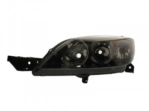 Far stanga potrivit MAZDA 3 2003-2009 - (H7/HB3, electric, fundal negru, fundal transparent)