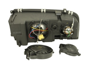 Far stanga potrivit MERCEDES ACTROS 1996-2002 - (H4/H1/W5W, reglaj electric, fara motor) - Img 2