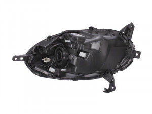 Far stanga potrivit NISSAN MICRA 2003-2010 - (H4, electric, fundal argintiu) - Img 2