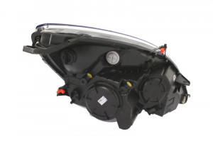 Far stanga potrivit OPEL MERIVA B - H1/H7, electric, cu motoras, interior argintiu, semnalizator transparent - Img 2