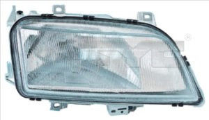 Far stanga potrivit SEAT ALHAMBRA VW SHARAN - (H4, electric, cu motoras, fundal argintiu)