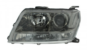 Far stanga potrivit SUZUKI GRAND VITARA, OFF-ROAD 2005-2009 - (H7/HB3, electric, fundal argintiu, Semnalizator argintiu)