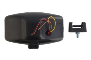Far universal stanga/dreapta (H7/LED, 24V, latime 245mm, inaltime 147mm, transparent, plastic, negru, lumini pozitie) - Img 2