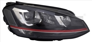 Fat stanga (D3S/H7/PW24W, cu motor, fara unitate control lumini) potrivit VW GOLF 7 2012-2020