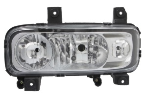 Fat stanga (H1/H7/W5W, electric, cu motor, cu lumina de ceata) potrivit MERCEDES ATEGO 2, ATEGO 3 10.04- - Img 1