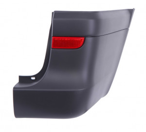Flaps bara protectie Spate Dreapta cu reflector, gri inchis, TUV potrivit MERCEDES VITO / MIXTO W639, VITO W639 pana in 2010