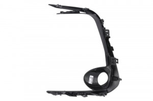 Grila bara fata dreapta cu locas lampa ceata, plastic, crom/gri potrivit TOYOTA COROLLA SDN E21 03.19-05.22 - Img 2
