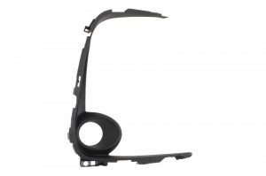 Grila bara fata dreapta cu locas lampa ceata, plastic, negru potrivit TOYOTA COROLLA SDN E21 03.19-05.22 - Img 1