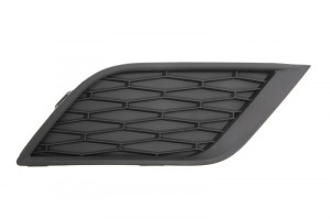 Grila bara fata Dreapta plastic, negru potrivit SEAT IBIZA IV, IBIZA IV SC, IBIZA IV ST 2008-2017 2012-2017